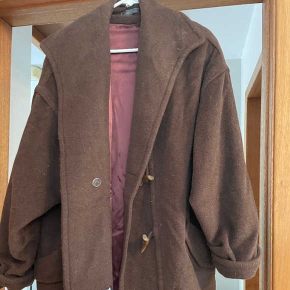 Vintage Hilary Radley Wool and Alpaca coat made in Canada women’s 8 Brown - Picture 2 of 8